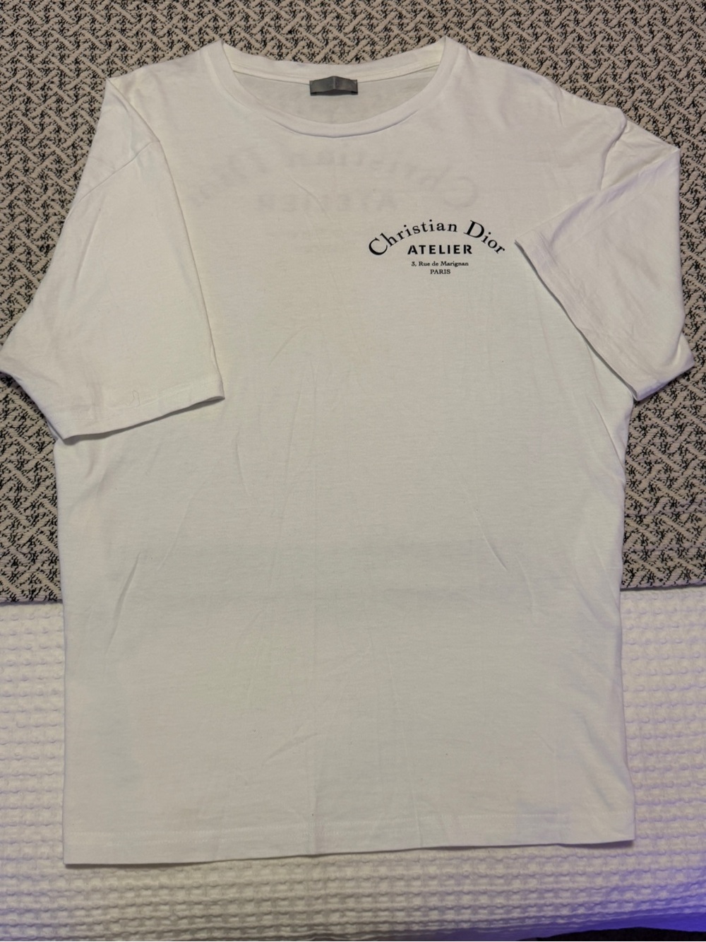 Dior White Christian Dior Atelier Short-Sleeve Tee